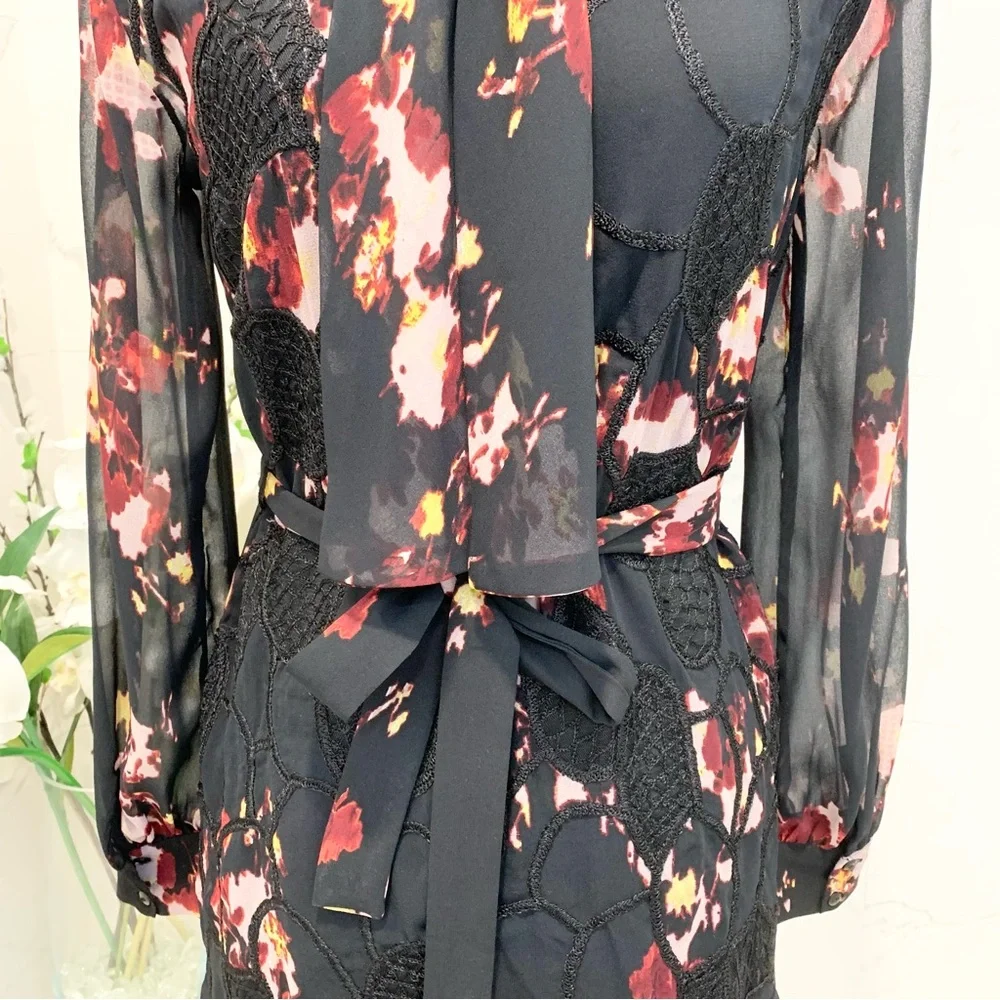 NWT Reiss Rakel Floral Mini Dress 2NWT - Picture 11 of 16